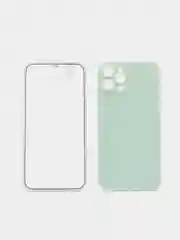Мятный чехол Apple iPhone 12, 12 Pro, 12 Pro Max на 360 градусов с защитой экрана