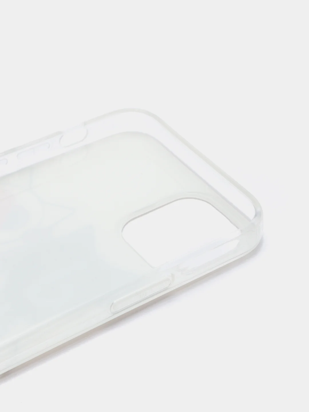 Белый чехол Apple iPhone 12 Mini (5.4) силиконовый с рисунком