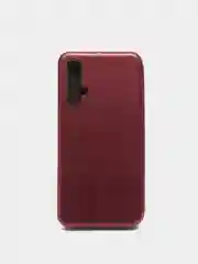 Багровый чехол-книжка Honor 20 / Huawei Nova 5T