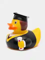 Игрушка для купания сувенир Funny Ducks "Студент уточка", 1887