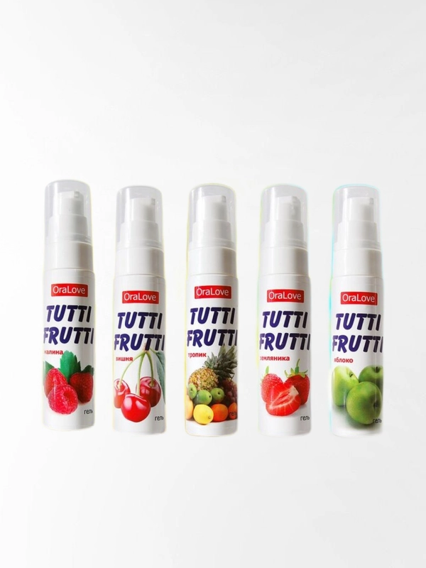 Съедобная гель-смазка Tutti-frutti
