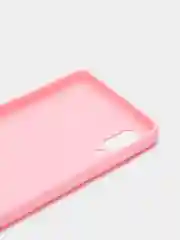 Розовый чехол силиконовый на Samsung Galaxy A02 (Самсунг Галакси А02), цветной, матовый
