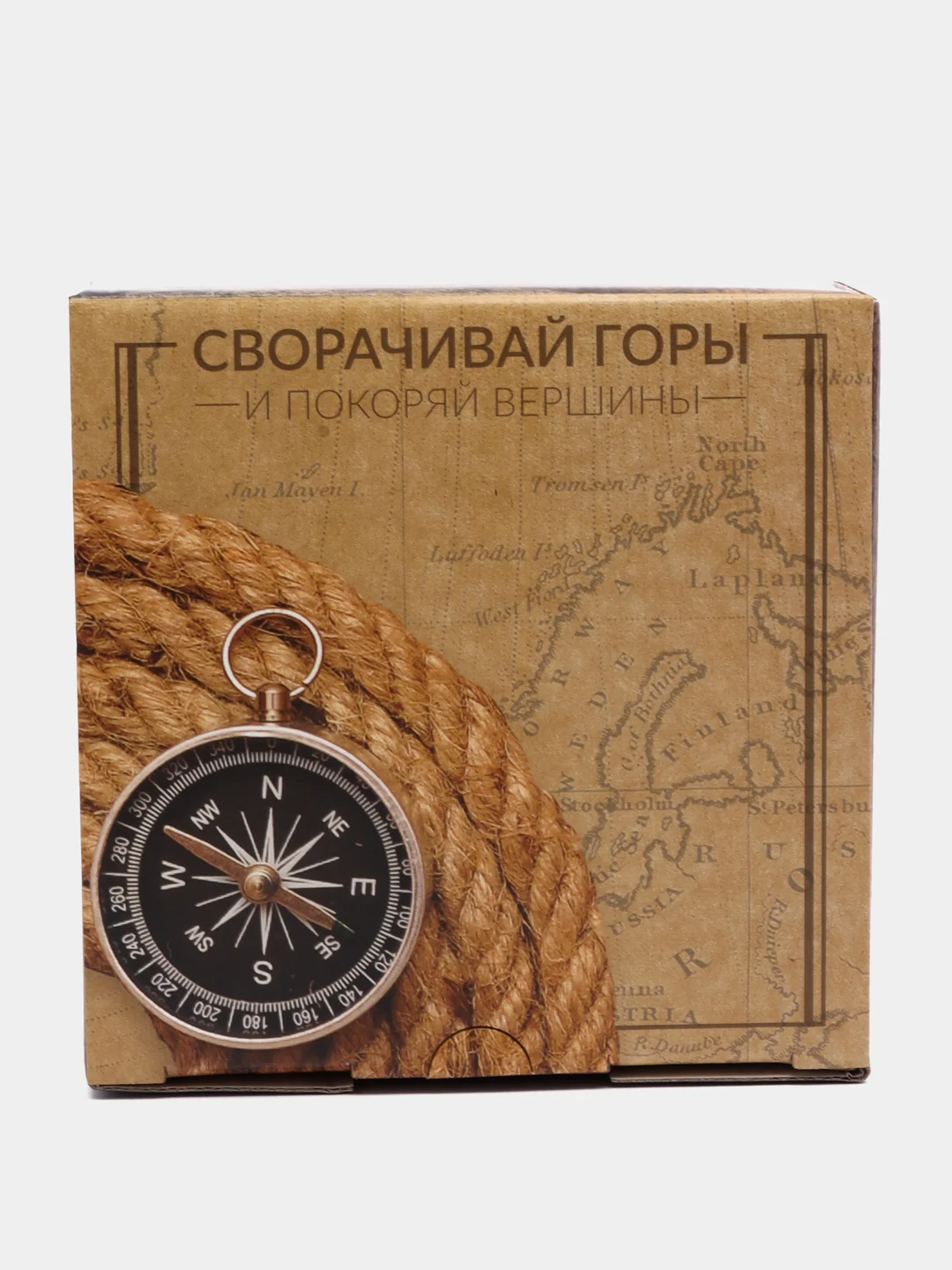 Коричневый коробка-пенал, 15 х 15 х 7 см, 15 видов