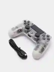 Прозрачный джойстик беспроводной для PS4, PC Controller Wireless Dual Shock 4