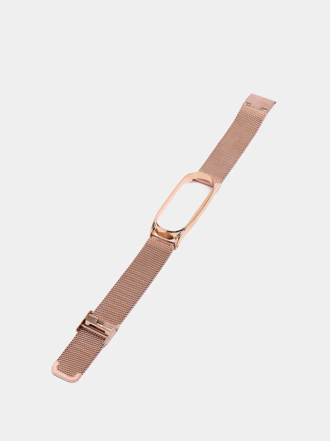 Розовый металлический ремешок для Xiaomi Mi band 3, 4, 5, 6