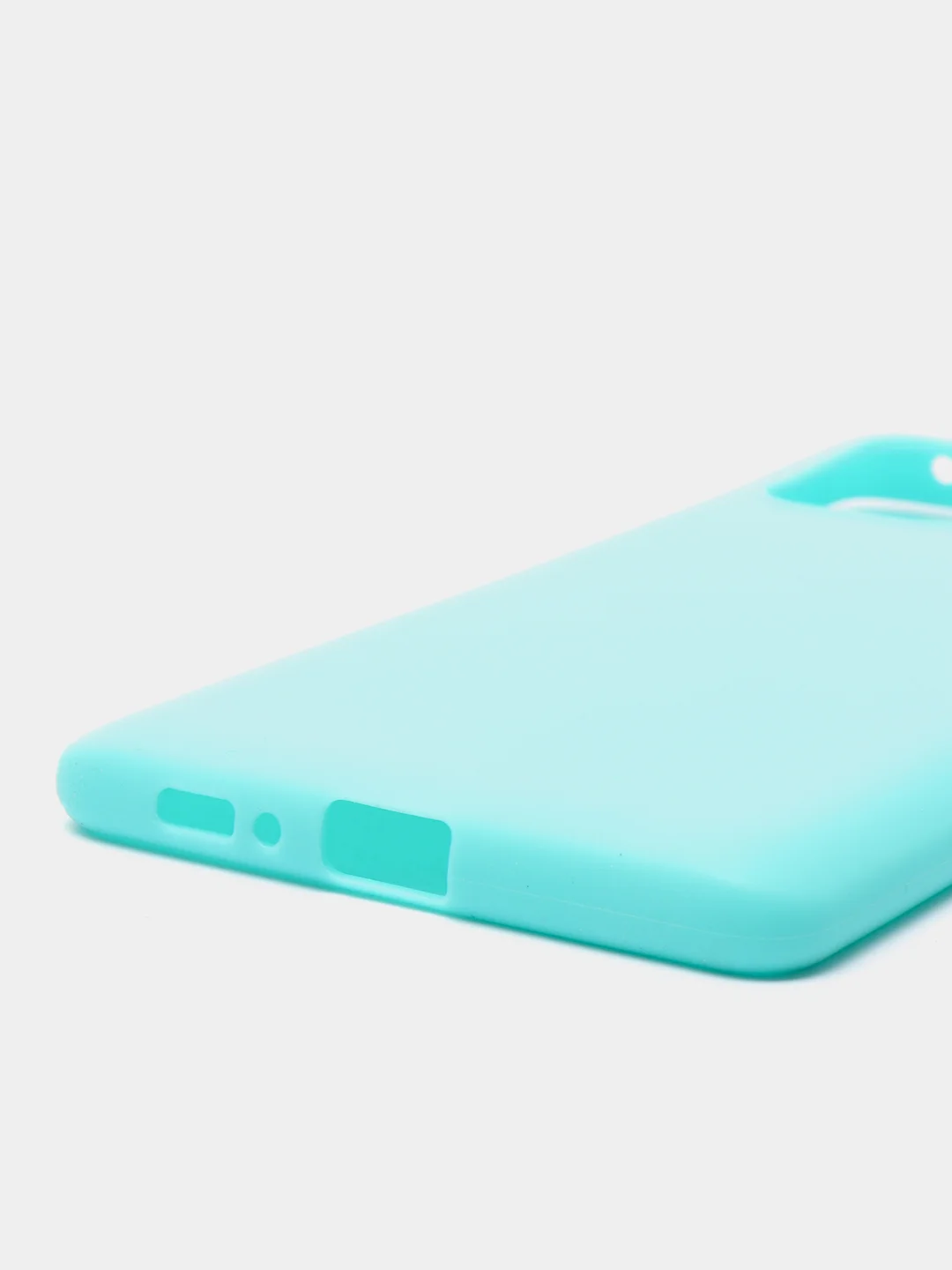 Бирюзовый чехол Samsung Galaxy S10 Lite, Самсунг Галакси С10 Лайт, силиконовый, цветной, матовый