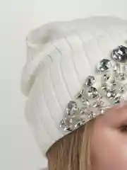 Белый шапка женская "Корона"