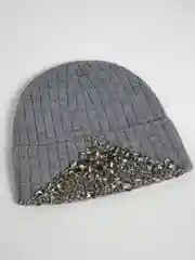 Серый шапка женская "Корона"