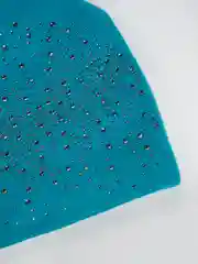 Лазурный шапка женская с флисовой подкладкой Конверт