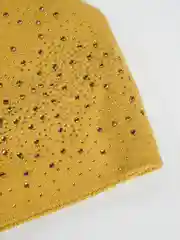 Желтый шапка женская с флисовой подкладкой Конверт