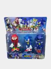 Красный игрушка фигурки Sonic, соник набор 3 в 1 и 5 в 1, 12 см