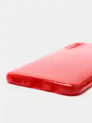 Красный чехол Samsung Galaxy A50 / A50s / A30s блестящий сияющий с защитой камеры