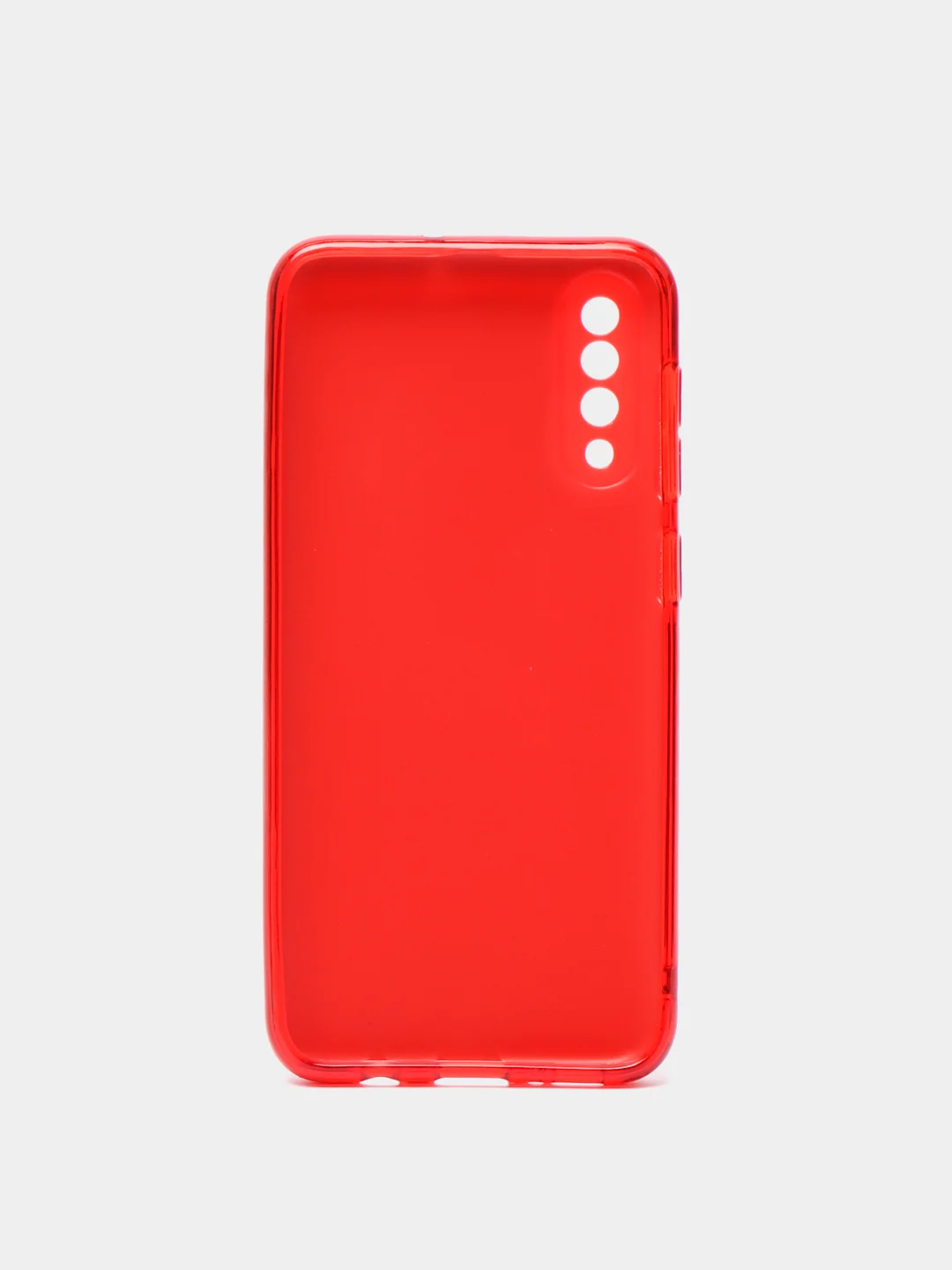 Красный чехол Samsung Galaxy A50 / A50s / A30s блестящий сияющий с защитой камеры