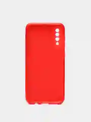 Красный чехол Samsung Galaxy A50 / A50s / A30s блестящий сияющий с защитой камеры