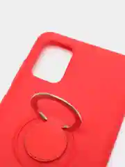 Красный чехол для Samsung Galaxy A21, A21S, A31, A41, A71, A91/ S10 Lite с кольцом-держателем