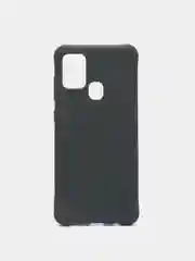 Тёмно-зелёный мягкий и тонкий силиконовый чехол для Samsung Galaxy A21S