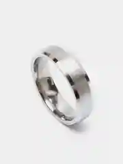 Золотой кольцо мужское, стальное
