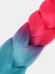 Вишнёвый канекалон для плетения косичек Зизи