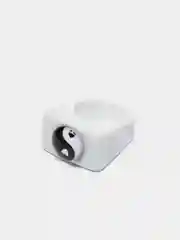 Белый кольцо Инь-янь
