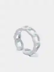 Белый кольцо "Цепь"