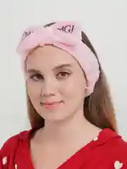 Розовый повязка на голову OMG для волос