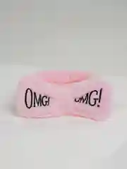 Розовый повязка на голову OMG для волос