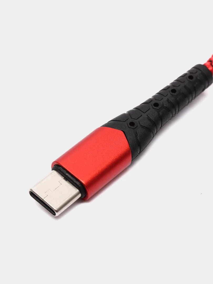 Красный usb кабель Earldom  Type C /  iPhone
