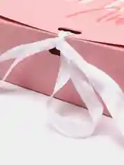 Розовый коробка складная двухсторонняя "Коробка"
