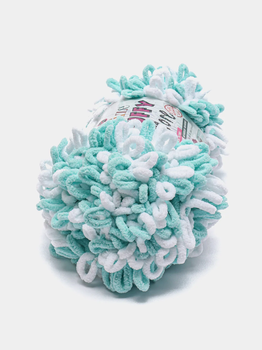 Бирюзовый пряжа петельками Alize Puffy More