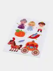 Фетр с рисунком "Золушка"