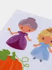 Фетр с рисунком "Золушка"