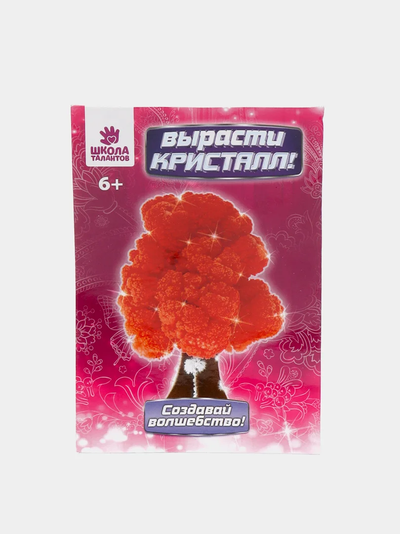 Красный набор для опытов выращивания кристаллов