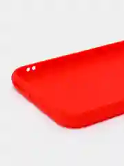 Красный чехол для Apple iPhone X / XS силиконовый, 14 цветов