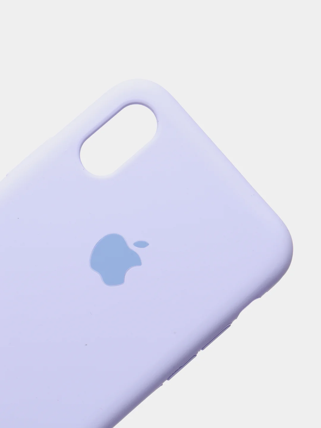 Лавандовый защитный силиконовый чехол для iphone X iphone 10 с яблоком