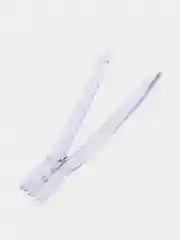 Белый молния Спираль, №3, 16-20 см, неразъёмная