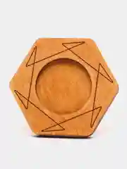Медный подсвечник "Шестигранник"