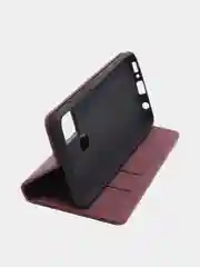 Багровый чехол-книжка для Samsung А10, A21S, A31, A41