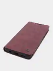 Багровый чехол-книжка для Samsung А10, A21S, A31, A41