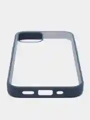 Синий противоударный, прозрачный чехол на iPhone 12 / 12 Pro / 12 Pro max / 12 mini