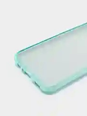 Зеленый чехол Samsung Galaxy A03s, Самсунг Галакси А03с блестящий