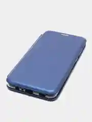 Синий чехол-книжка для Samsung Galaxy A02