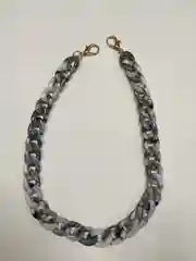 Серый меланж цепочка пластиковая (акриловая)ручка для сумок и украшений