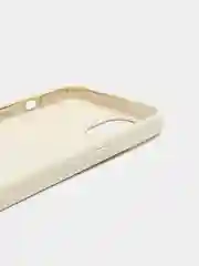 Светло-бежевый чехол силиконовый для iPhone 13
