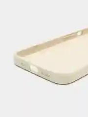Светло-бежевый чехол силиконовый для iPhone 13