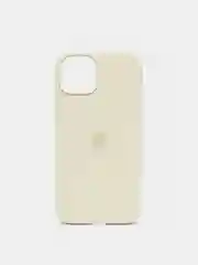Светло-бежевый чехол силиконовый для iPhone 13