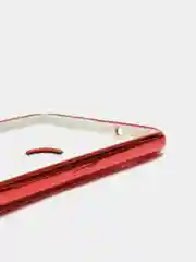 Красный чехол Samsung Galaxy A10s, Самсунг Галакси А10с цветной, силиконовый, с глянцевой рамкой