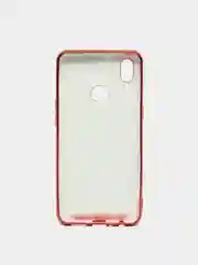 Красный чехол Samsung Galaxy A10s, Самсунг Галакси А10с цветной, силиконовый, с глянцевой рамкой