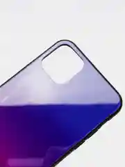Фуксия чехол для iPhone 11 Pro Max, из закалённого стекла, 7 цветов
