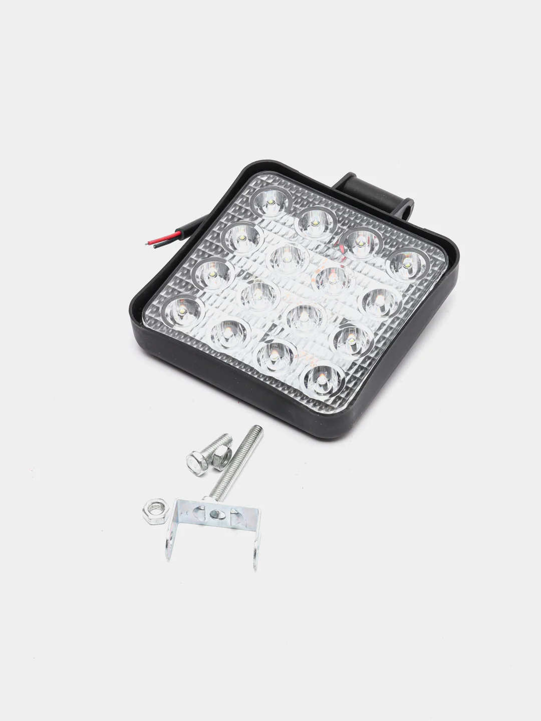 Белый линзованная вспышка ФСО LED, Стробоскоп для авто, светодиодная лампа 11х11 см (1 - 4 шт)