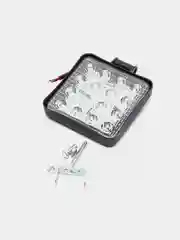Белый линзованная вспышка ФСО LED, Стробоскоп для авто, светодиодная лампа 11х11 см (1 - 4 шт)